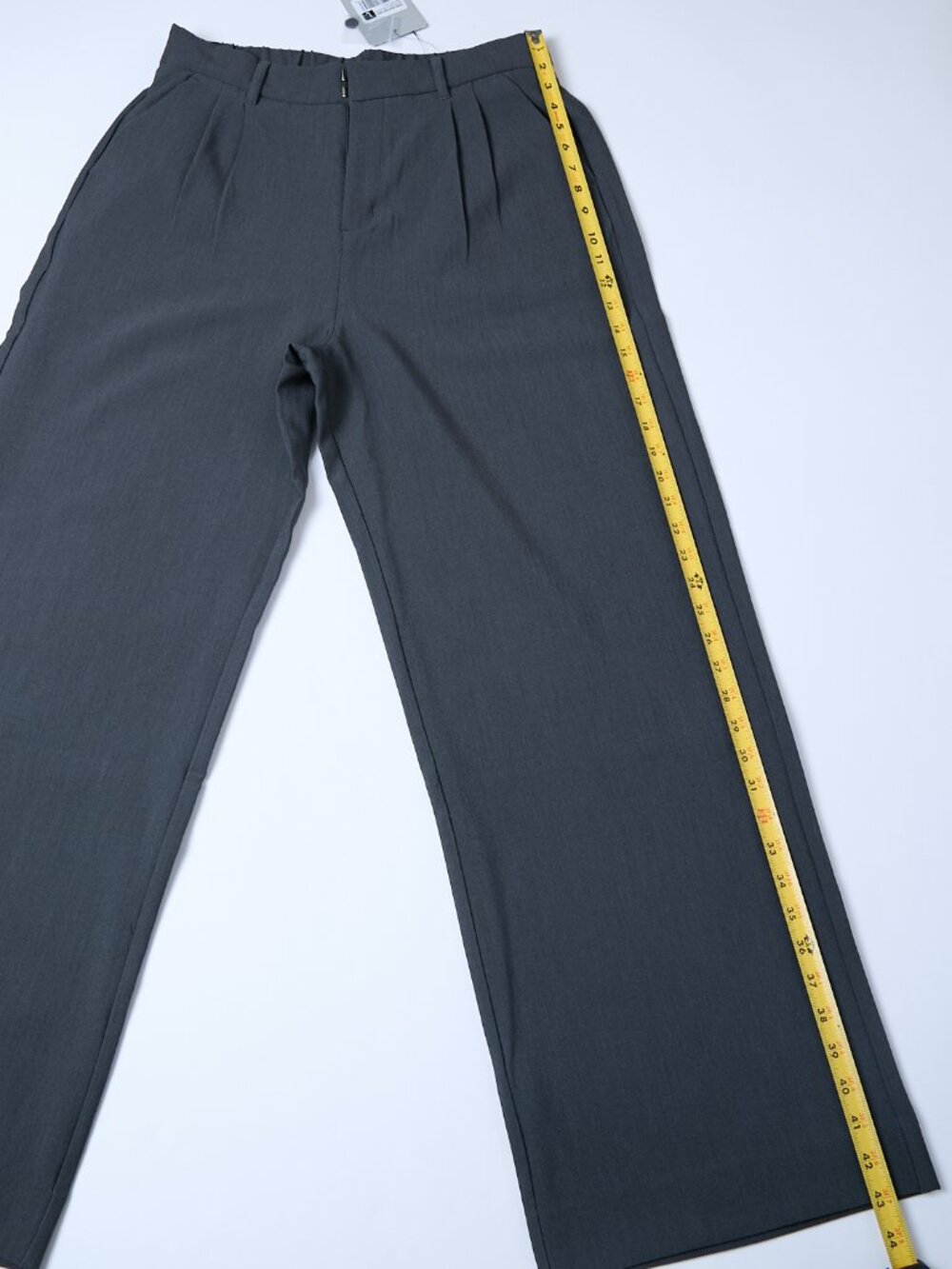 BYLT Midtown Wide Leg High Rise Tailored Pant Dark Academia Office Siren - Picture 12 of 15
